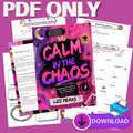 DIGITAL COPY ONLY Calm In The Chaos Workbook PDF